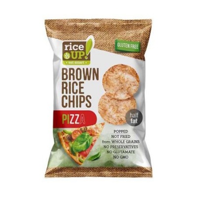 Barnarizs chips, 60 g, RICE UP, pizza